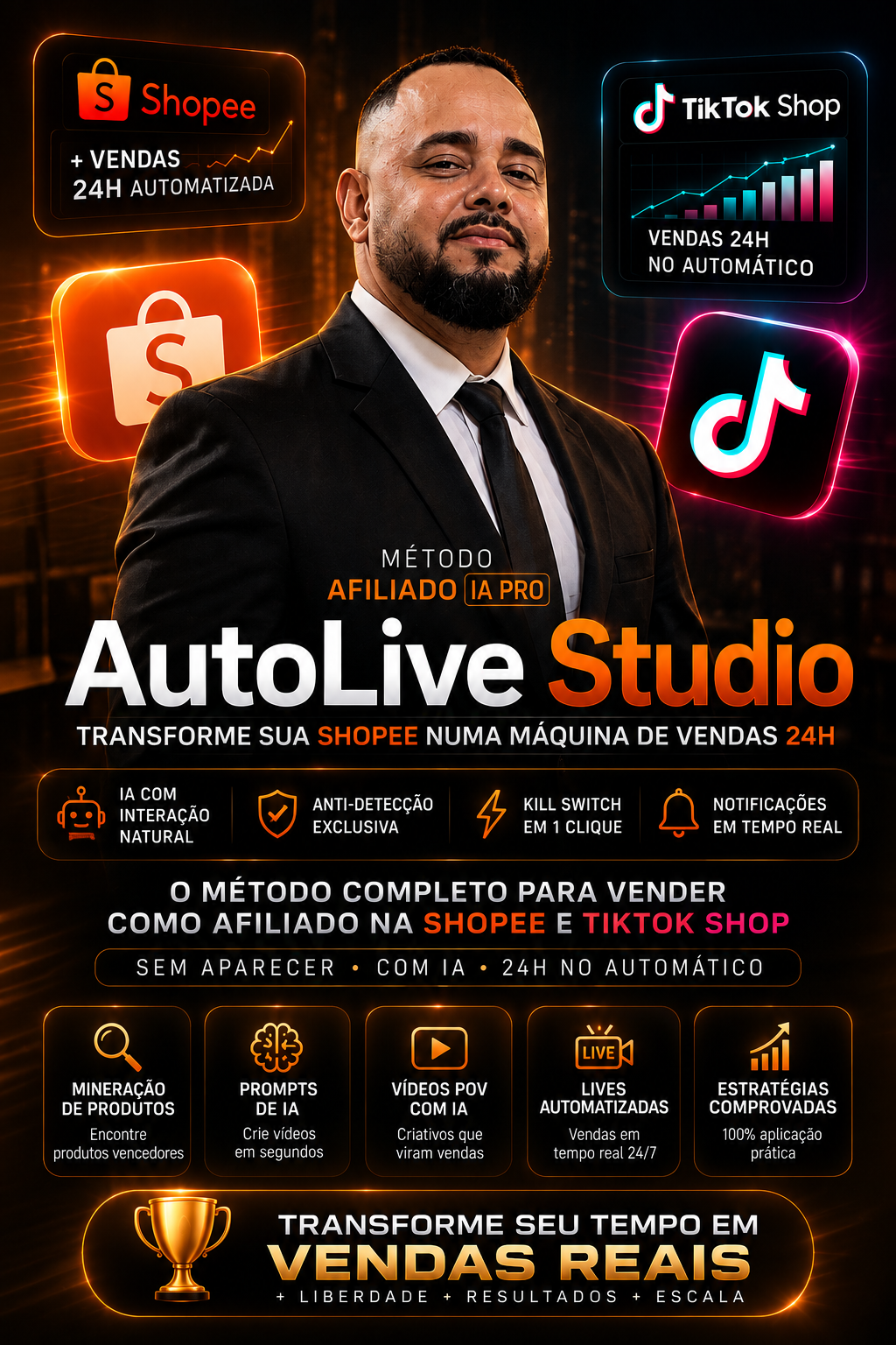 João Neto — fundador da AutoLive Studio